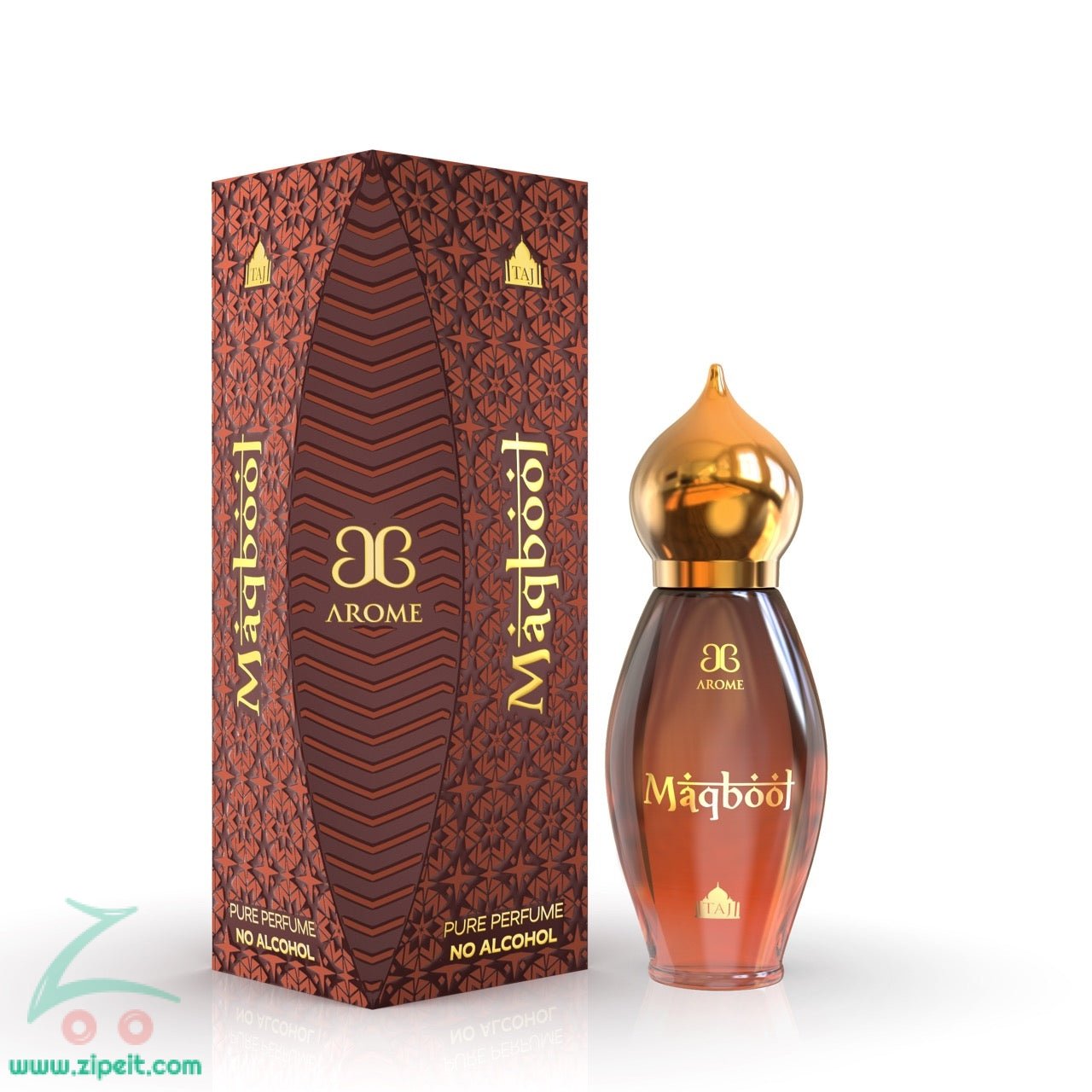 Arome Maqbool Attar Roll-On Perfume - 6ml (Pack of 2) | Alcohol-Free | Woody, Floral, Oud & Musk Fragrance for Men & Women